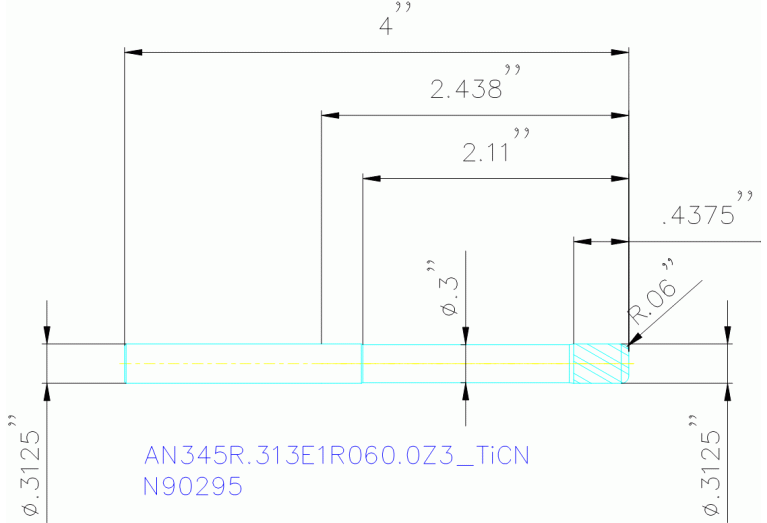 AN345R.313E1R060.0Z3 TICN