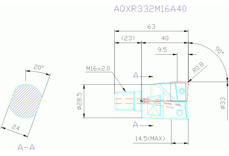 AQXR332M16A40