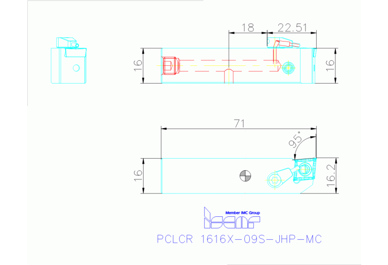 PCLCR 1616X-09S-JHP-MC