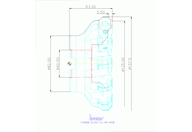 F45NM D125-12-40-R08