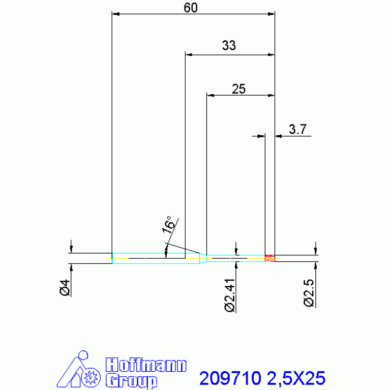 209710 2,5X25