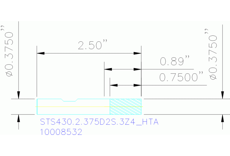 STS430.2.375D2S.3Z4 HTA
