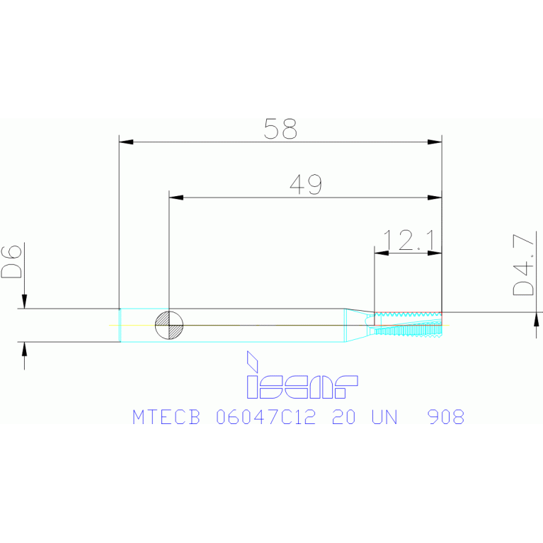 MTECB 06047C12 20UN IC908