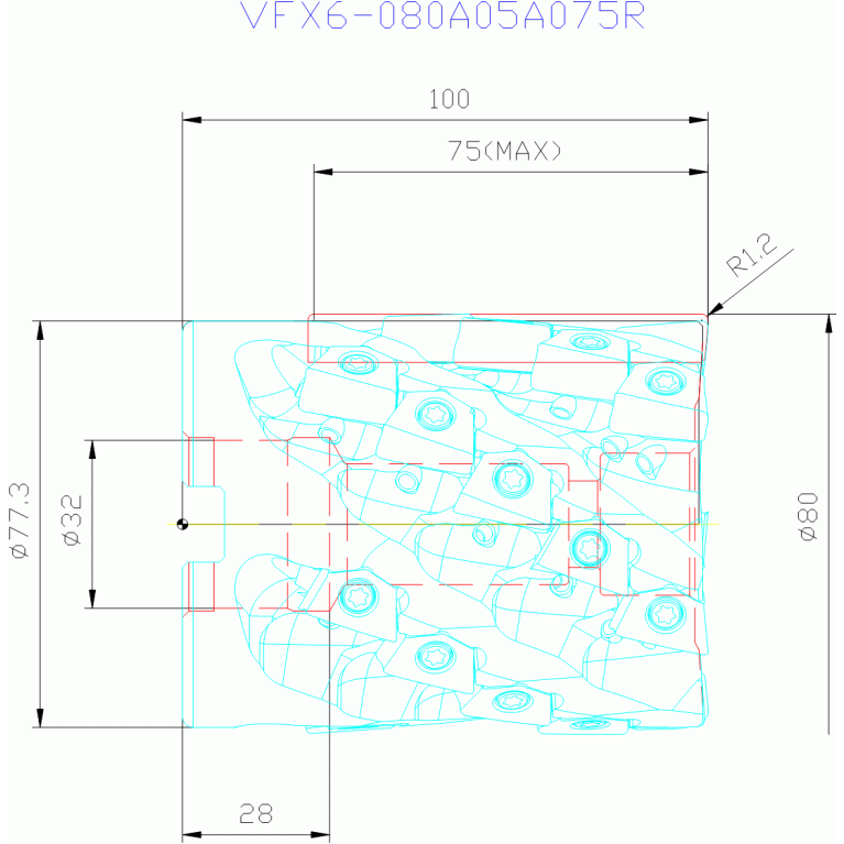 VFX6-080A05A075R