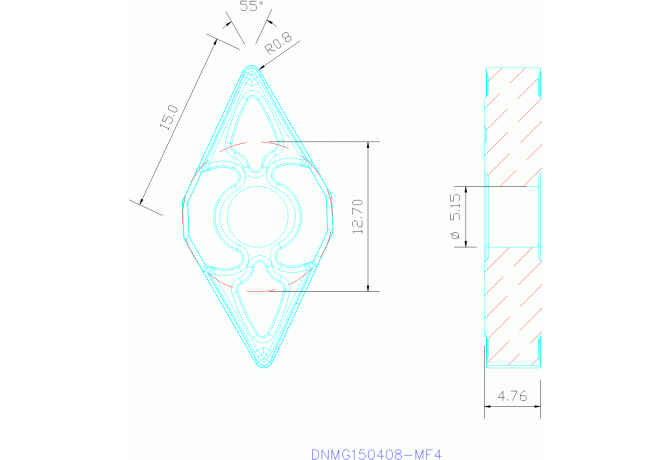 DNMG150408-MF4 TM2000