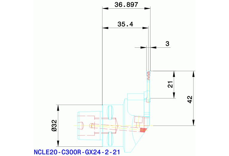 NCLE20-C300R-GX24-2-21