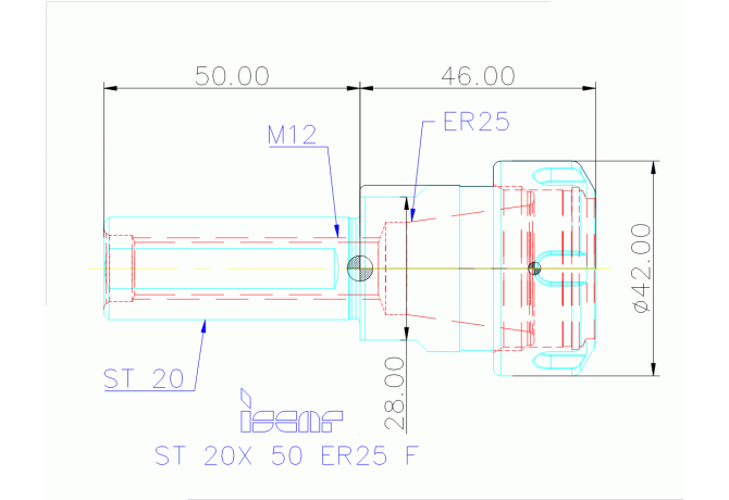 ST 20X 50 ER25 F