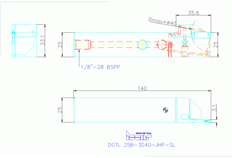 DGTL 25B-3D40-JHP-SL