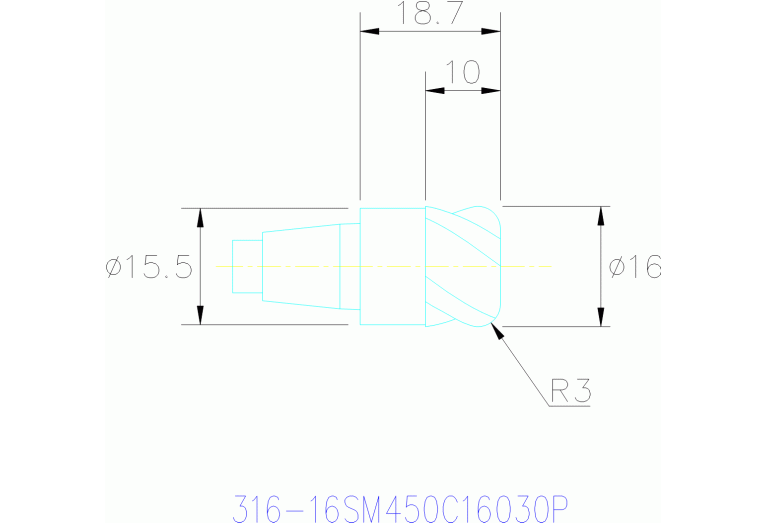 316-16SM450C16030P 1030