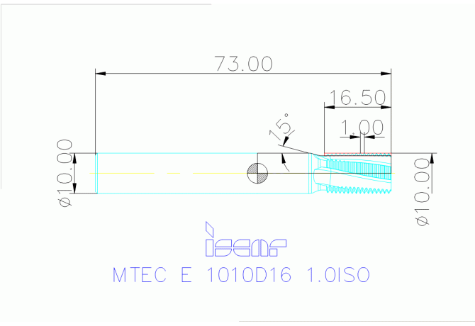 MTEC E 1010D16 1.0ISO IC908