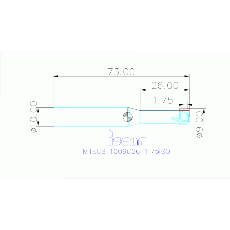 MTECS 1009C26 1.75ISO IC908