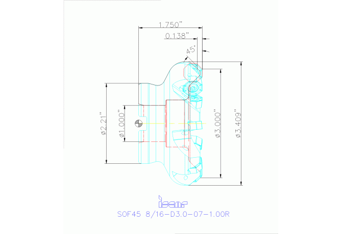 SOF45 8/16-D3.0-07-1.00R
