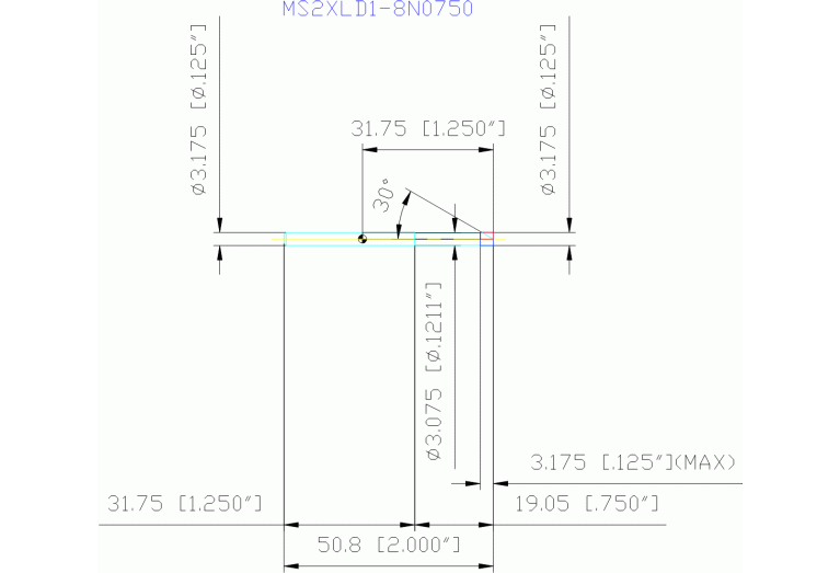 MS2XLD1/8N0750