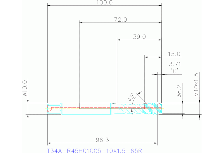 T34A-R45H01C05-10X1.5-65R