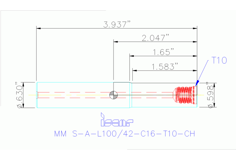 MM S-A-L100/42-C16-T10-CH