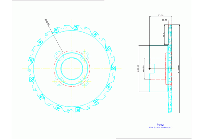 FDN D250-10-60-LN12