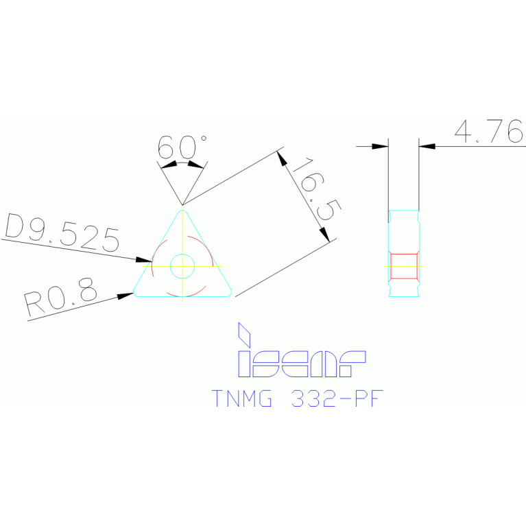 TNMG 160408-PF IC9150