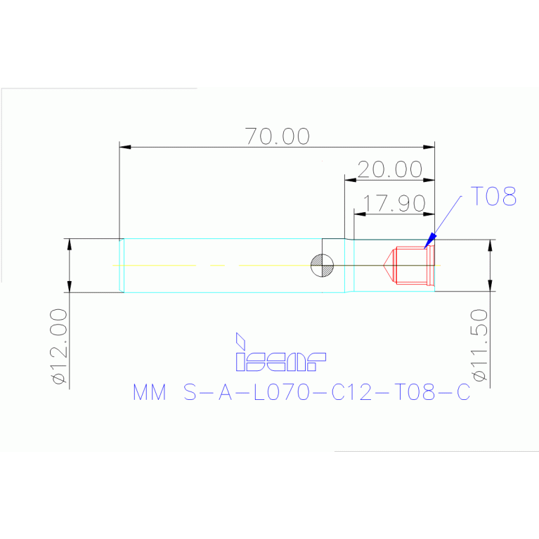 MM S-A-L070-C12-T08-C