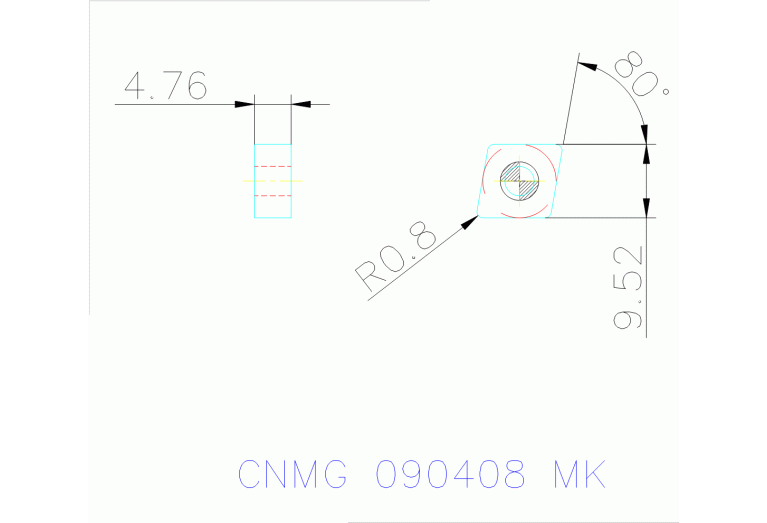 CNMG 090408 MK TT9235