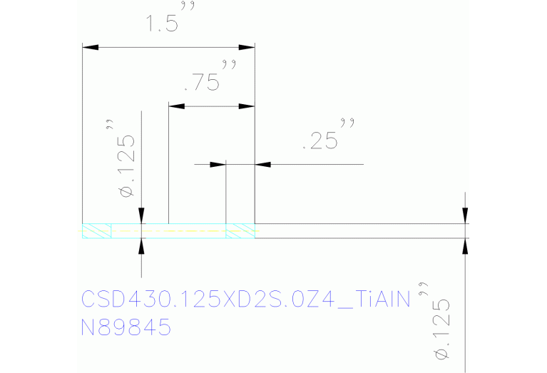 CSD430.125XD2S.0Z4 TIALN