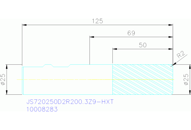 JS720250D2R200.3Z9-HXT