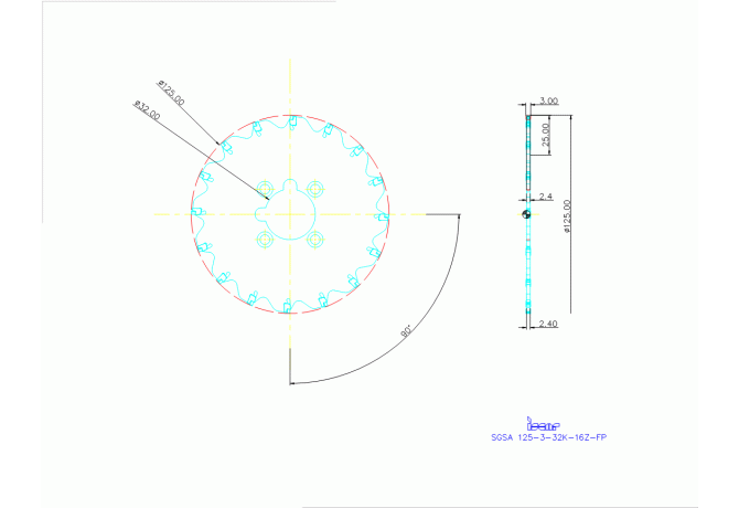 SGSA 125-3-32K-16Z-FP