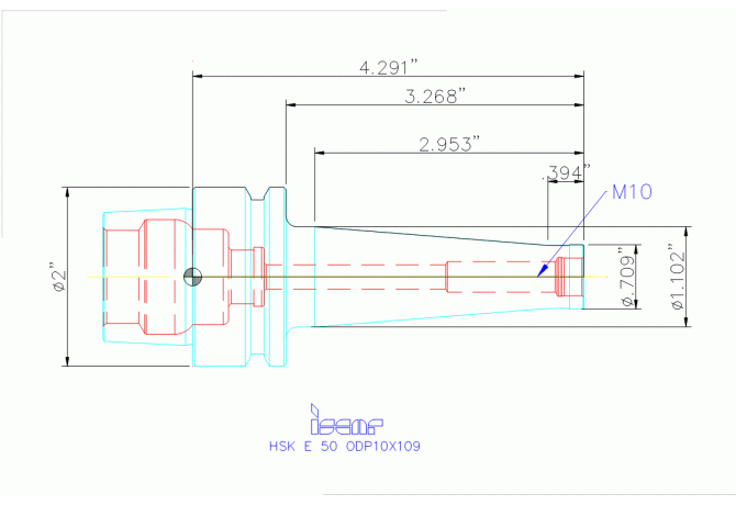 HSK E50 ODP10X109
