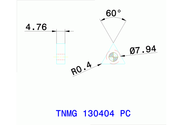 TNMG 130404 PC TT8125