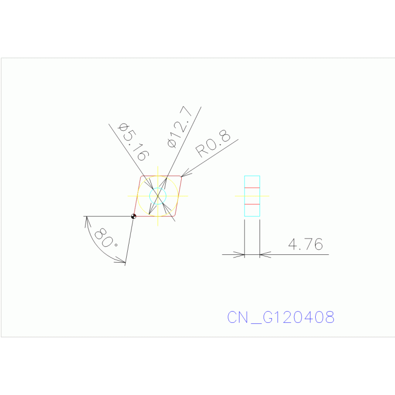 CNMG120408N-GUW AC8115P