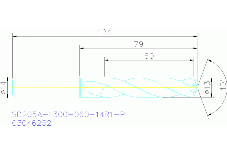 SD205A-1300-060-14R1-P