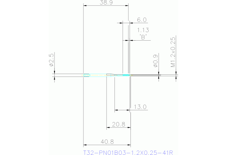 T32-PN01B03-1.2X0.25-41R