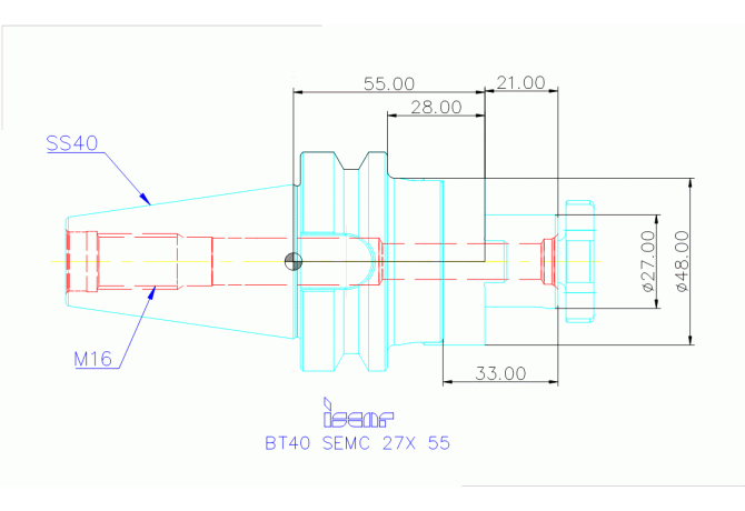 BT40 SEMC 27X55