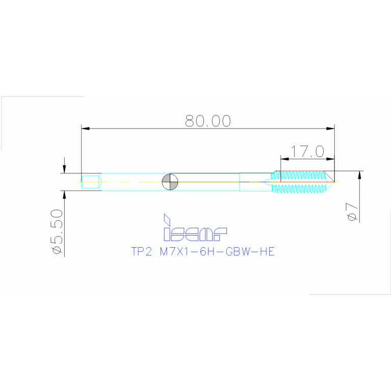 TP2 M7X1-6H-GBW-HE