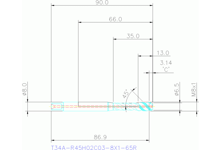 T34A-R45H02C03-8X1-65R