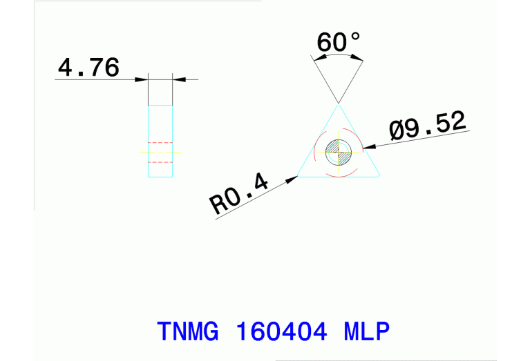 TNMG 160404 MLP TT8115