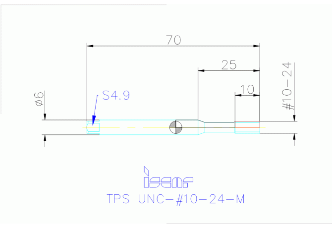 TPS UNC-#10-24-M HE