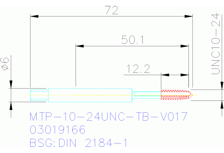 MTP-10-24UNC-TB-V017