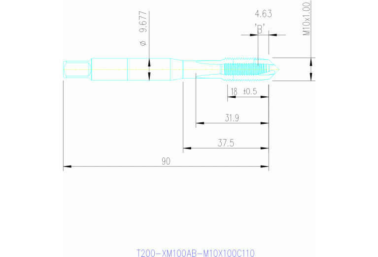 T200-XM100AB-M10X100C110