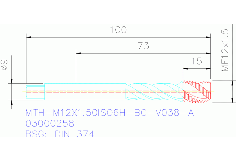 MTH-M12X1.50ISO6H-BC-V038-A