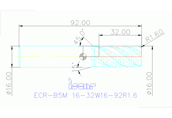ECR-B5M 16-32W16-92R1.6 IC900