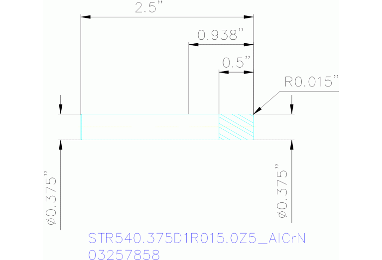 STR540.375D1R015.0Z5 ALCRN