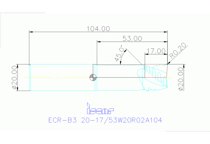 ECR-B3 20-17/53W20R02A104 IC08