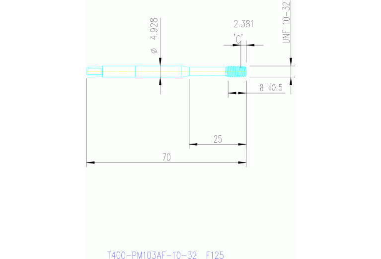 T400-PM103AF-10-32 F125