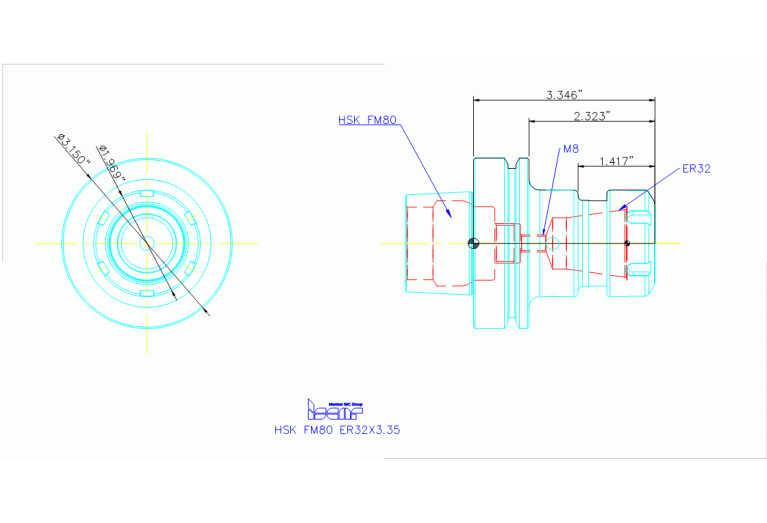 HSK FM80 ER32X85