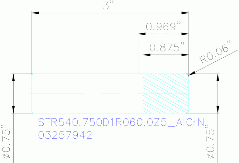 STR540.750D1R060.0Z5 ALCRN