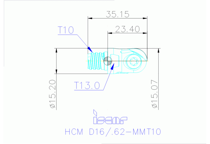 HCM D16/.62-MMT10