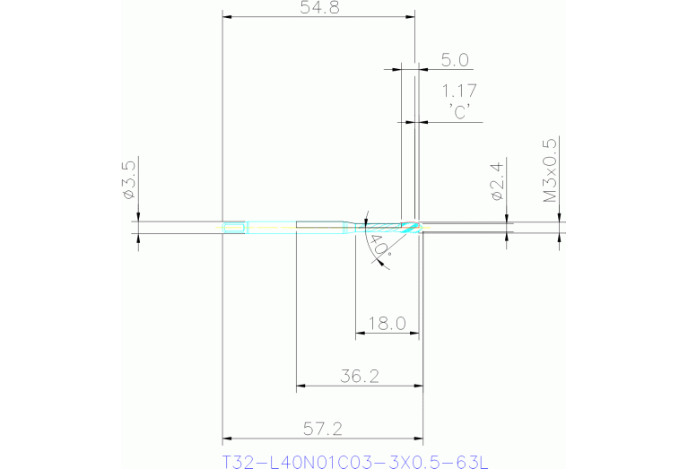 T32-L40N01C03-3X0.5-63L