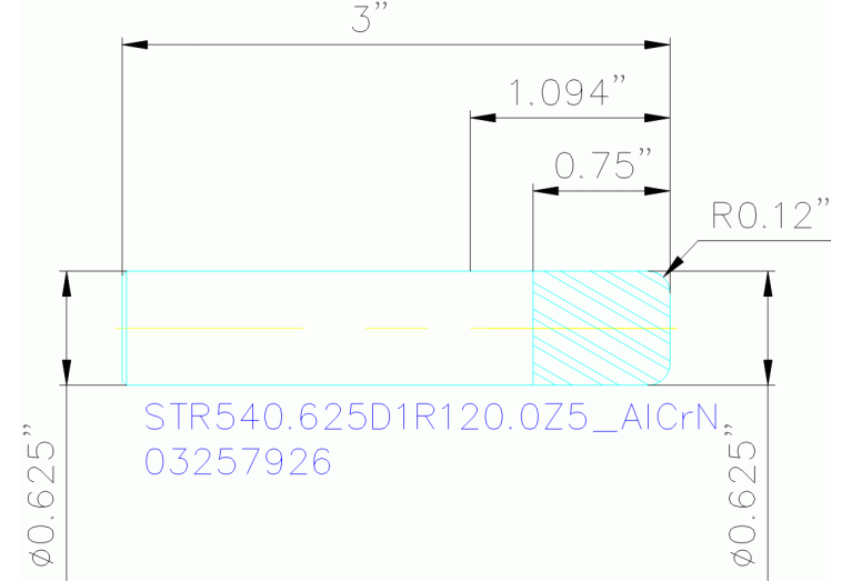STR540.625D1R120.0Z5 ALCRN