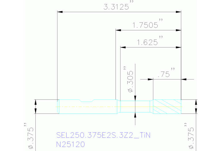 SEL250.375E2S.3Z2 TIN