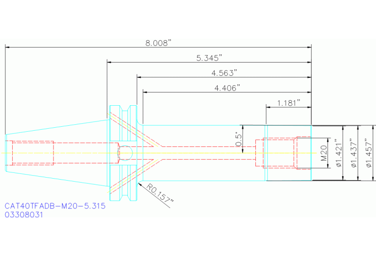 CAT40TFADB-M20-5.315